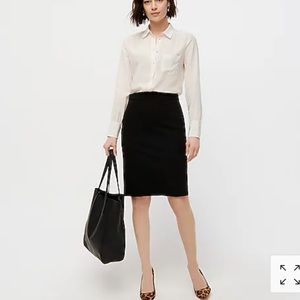 JCrew 100% Wool No 2 Pencil Skirt 00P